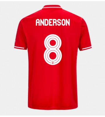 Nottingham Forest Elliot Anderson #8 Hjemmebanetrøje 2025-26 Kortærmet